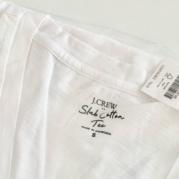 J.CREW VINTAGE SLUB COTTON TEE - Picture 5 of 7